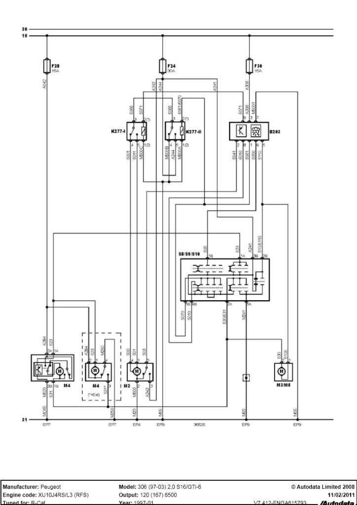 Autodata wiring diagrams - FAQ Forum - Peugeot 306 GTi-6 & Rallye